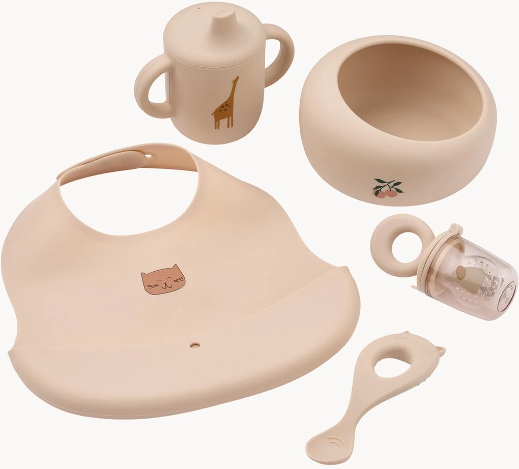 Set di 5 stoviglie per bambini Mileah