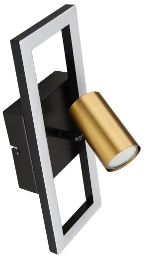 Globo 57032-1- Luce Spot da parete a LED MARRIE 1xGU10/5W/230V + LED/12W/230V