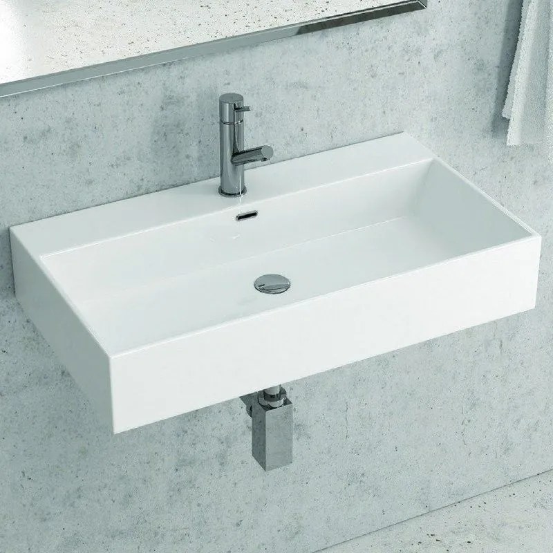 Kamalu - lavabo sospeso 75 cm litos-v75