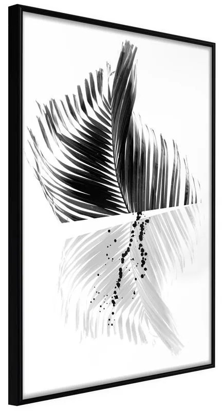 Poster  Abstract Feather  Cornice Quadri Cornice nera, Larghezza x Altezza Home decor 40x60