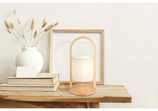 Globo 21506W - Lampada da tavolo NINJA 1xE14/40W/230V bianco