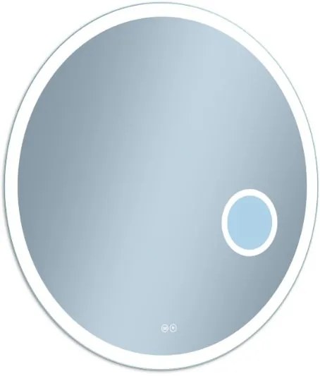 Venti Radson specchio 80x80 cm rotonda con illuminazione con tappetino riscaldante 5907722357687