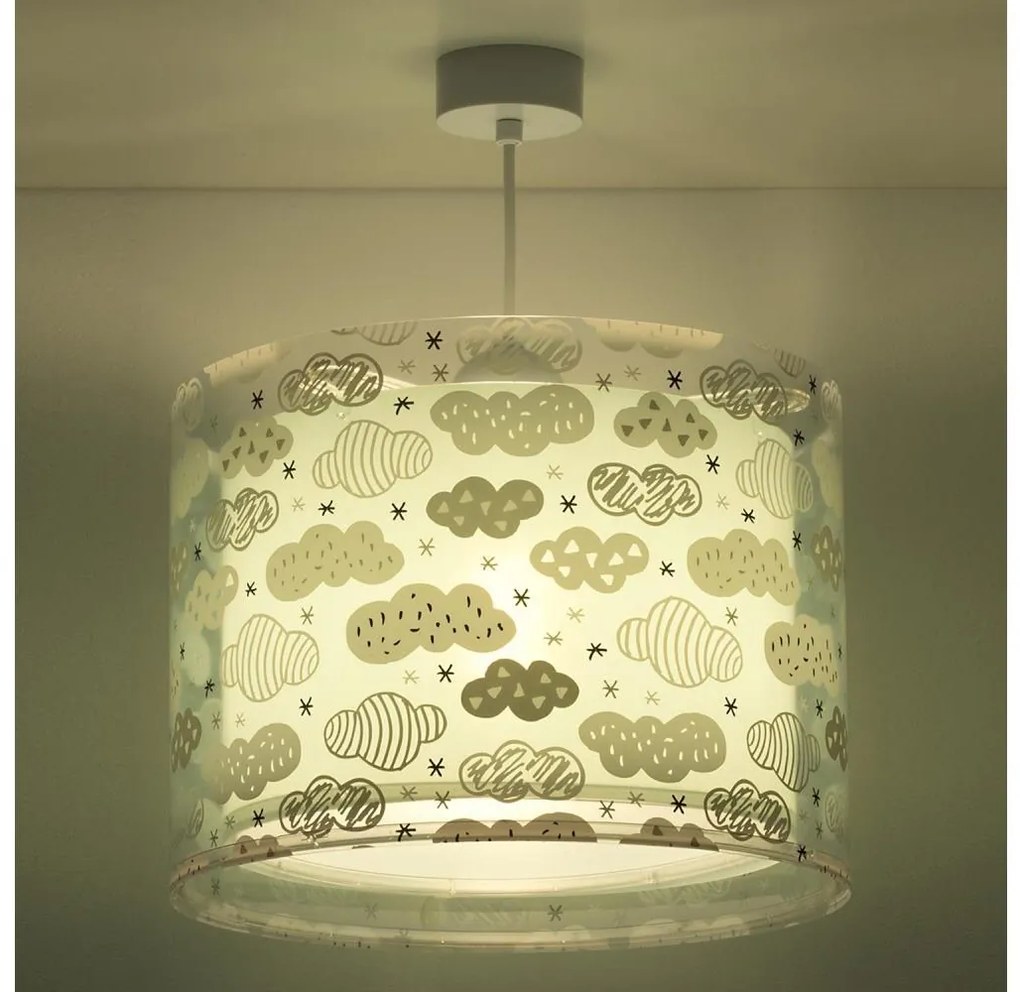 Dalber D-41412H - Lampadario per bambini NUVOLE 1xE27/60W/230V