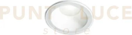 Oasis faretto in alluminio bianco 1 luce attacco gu10 d.9cm ip44