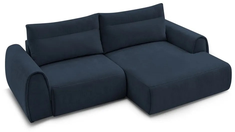 Divano angolare in blu scuro Aden – Bobochic Paris