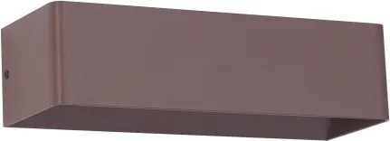 Brilagi - Lampada da parete per esterni LED DONNANI/12W/230V 30 cm marrone IP44