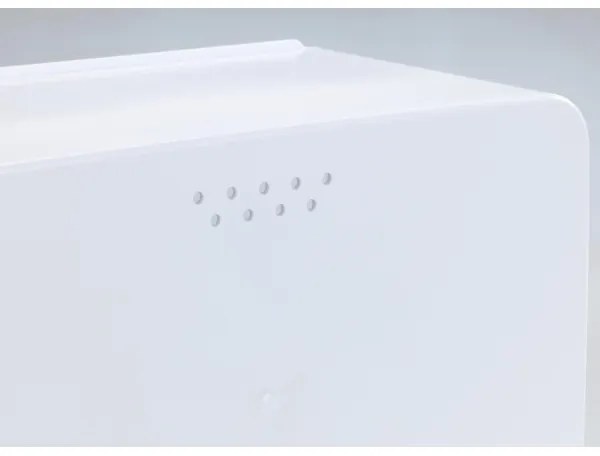 WENKO 54099100 - Portapane KUBO 35x26,5 cm bianco/marrone