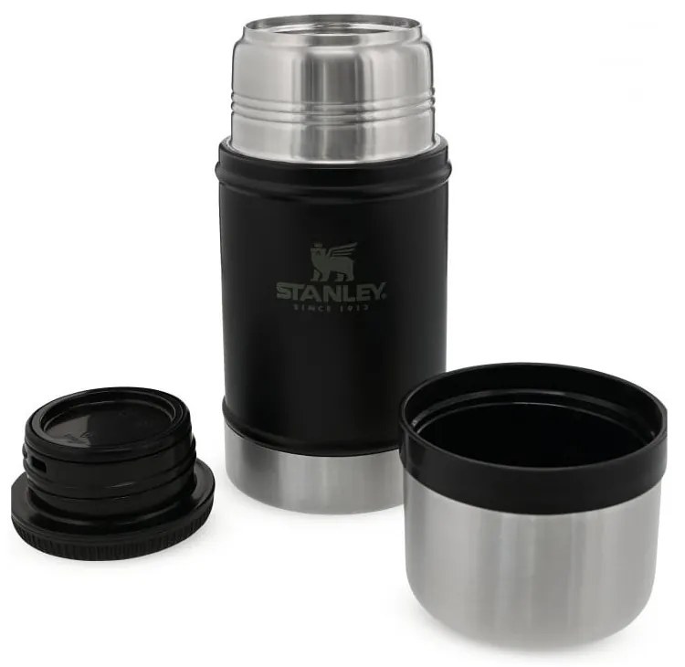Borraccia termica nera in acciaio inox 700 ml Legendary Classic Black – Stanley