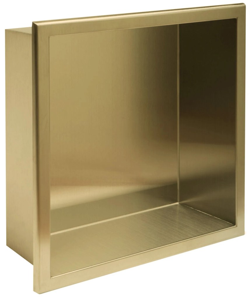 MENSOLA BAGNO 30x30 gold brush