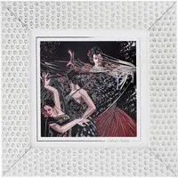 Quadro Tango 30x30 cm Beltrami con argento Miro Silver