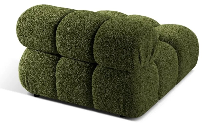 Modulo divano bouclé verde (parte centrale) Bellis - Micadoni Home