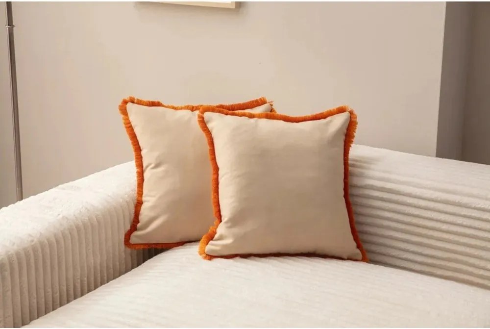 Federe decorative in set 2 pz 43x43 cm Sacakli – Mioli Decor