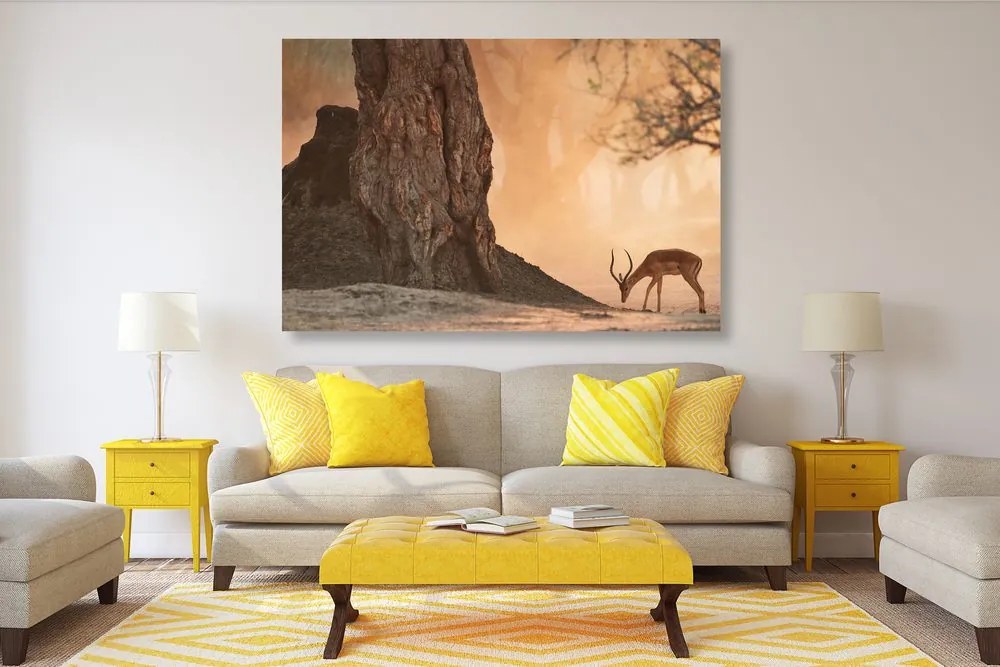 Quadro su tela – Antilope africana