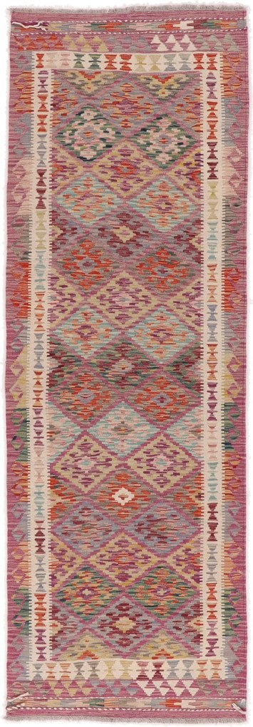 Kilim Tappeto 250x80 (Afghanistan) Tessuto A Mano