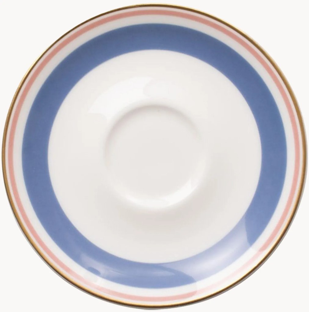 Set di 6 piattini in Fine Bone China Capri