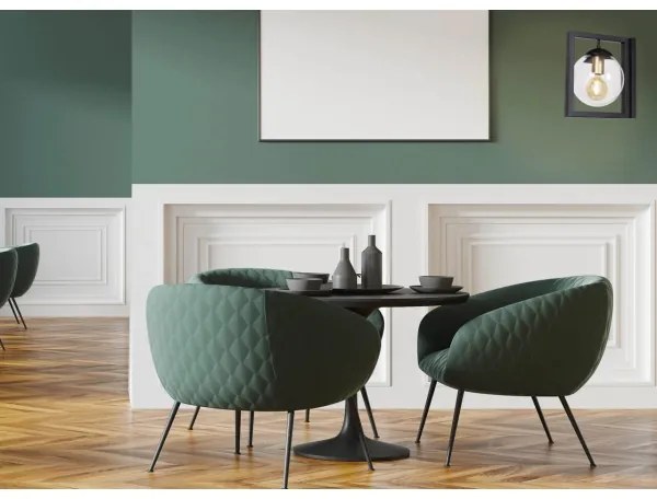 Klausen 101005 - Applique REY 1xE27/7W/230V nero