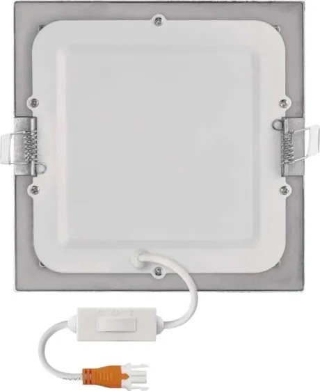 Lampada da incasso LED NEXXO LED/12,5W/230V 3000/3500/4000K argento 17x17 cm