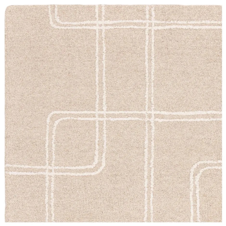 Tappeto in lana beige tessuto a mano 200x300 cm Ada - Asiatic Carpets