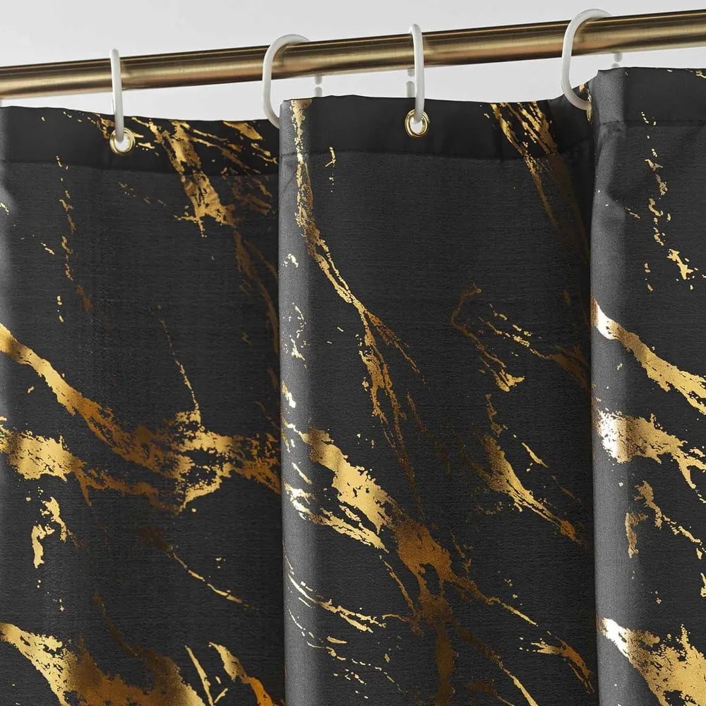 Tenda per doccia 180x200 cm Aquamarbre – douceur d'intérieur