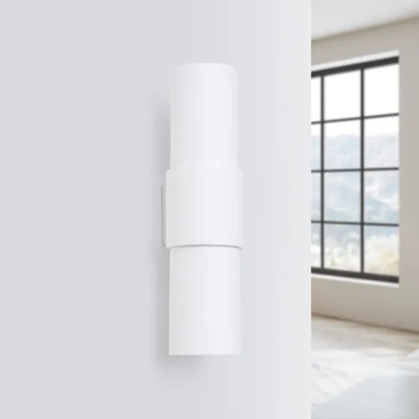 Sollux SL.1674 - Applique FLASH 2xE27/15W/230V bianco