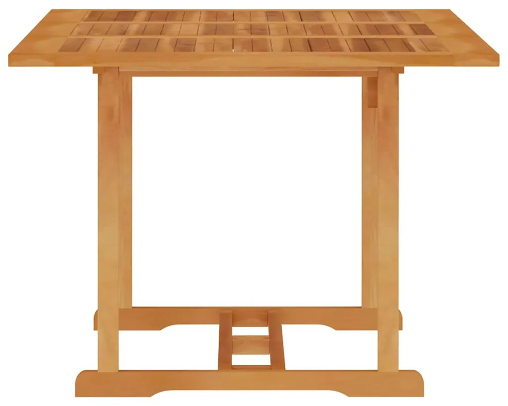 Tavolo da giardino 150x90x75 cm in legno massello di teak