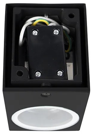 Set di 4 applique moderne nere IP44 - Baleno