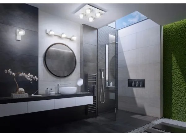 Ledvance - Plafoniera LED da bagno ORBIS FLAME 4xLED/5,5W/230V IP44 bianco