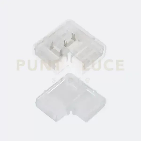 Strip220v-cob-8-l-conn connettore angolare per strip cob 220v 0 8cm