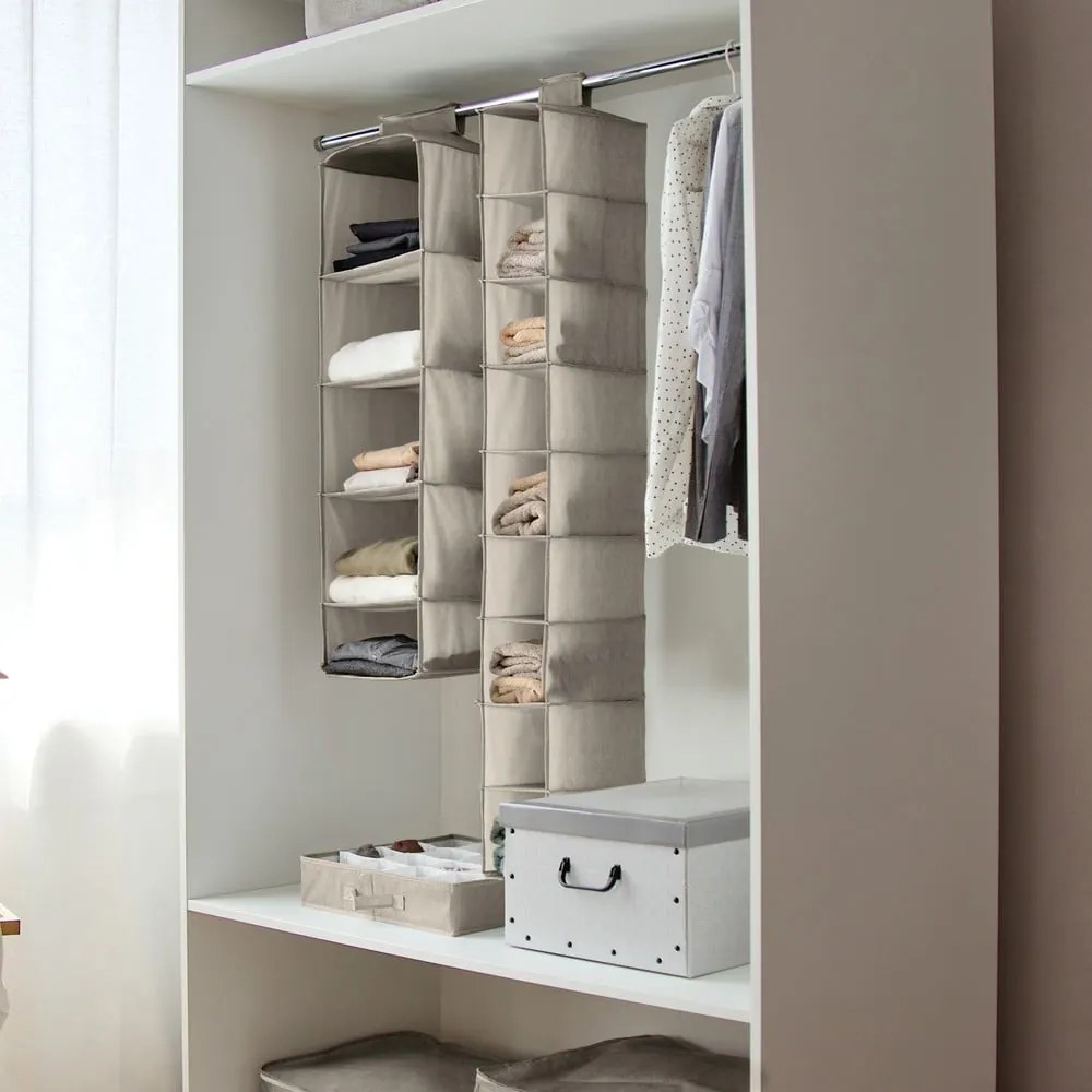 Organizer in tessuto appeso per il guardaroba Nancy - Compactor
