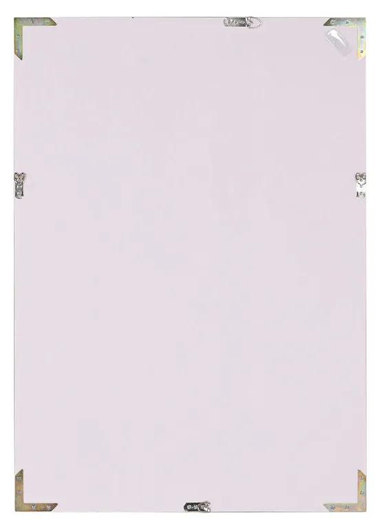 Specchio da parete Home ESPRIT Bianco Marrone Beige Grigio Cristallo polistirene 63,3 x 2,6 x 89,6 cm (4 Unità)
