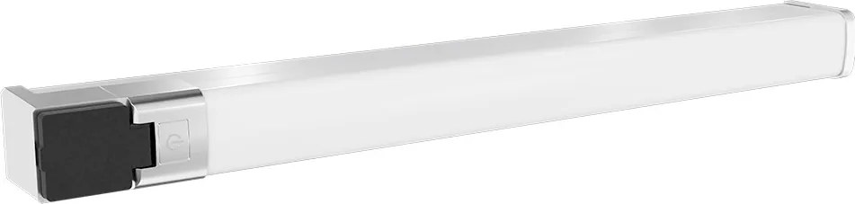 Lampada LED da Specchio 15W 66cm Cromata IP54 con Presa e Interruttore Colore Bianco Naturale 4.000K