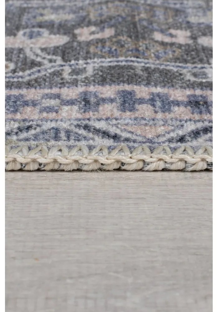 Tappeto verde lavabile con fibre riciclate 120x170 cm Windsor - Flair Rugs