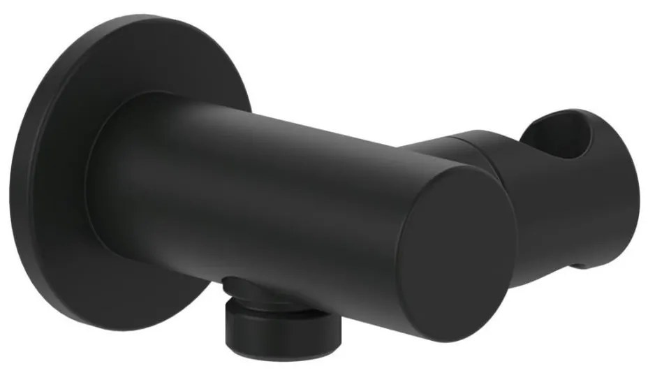 Villeroy & Boch TVC000462000K5 - Supporto doccia con attacco, nero opaco