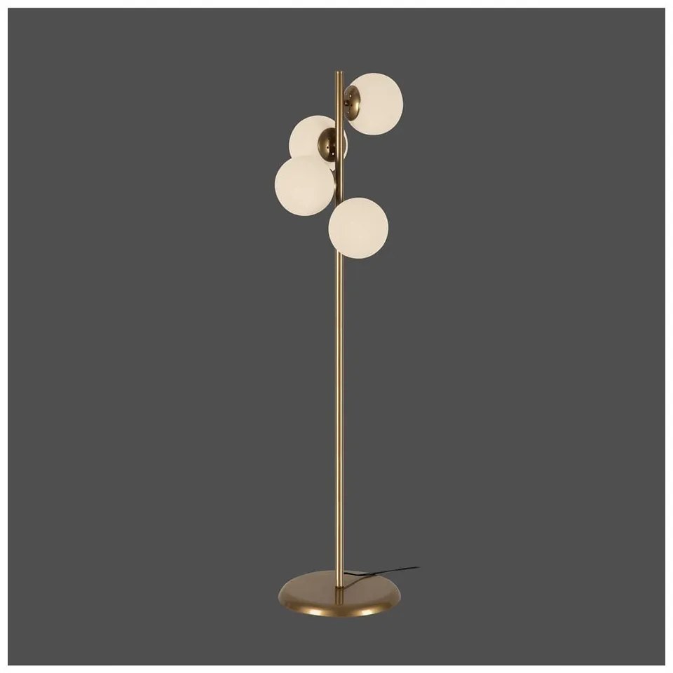 Lampada da terra color oro, altezza 130 cm Owl - Squid Lighting
