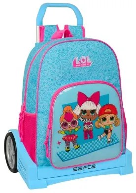 Trolley per la Scuola LOL Surprise! Divas Azzurro 33 x 42 x 14 cm