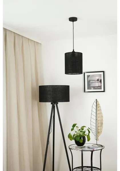 Brilagi - Lampadario a cavo TUBES 1xE27/15W/230V Ø 20 cm nero