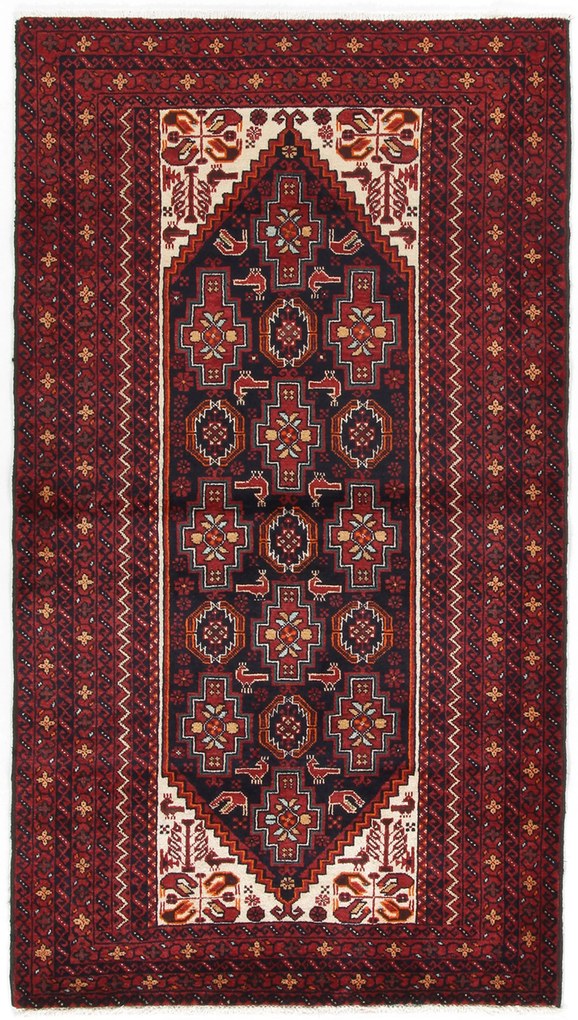 Beluch Tappeto persiano 190 x 110 (Iran) Annodato A Mano
