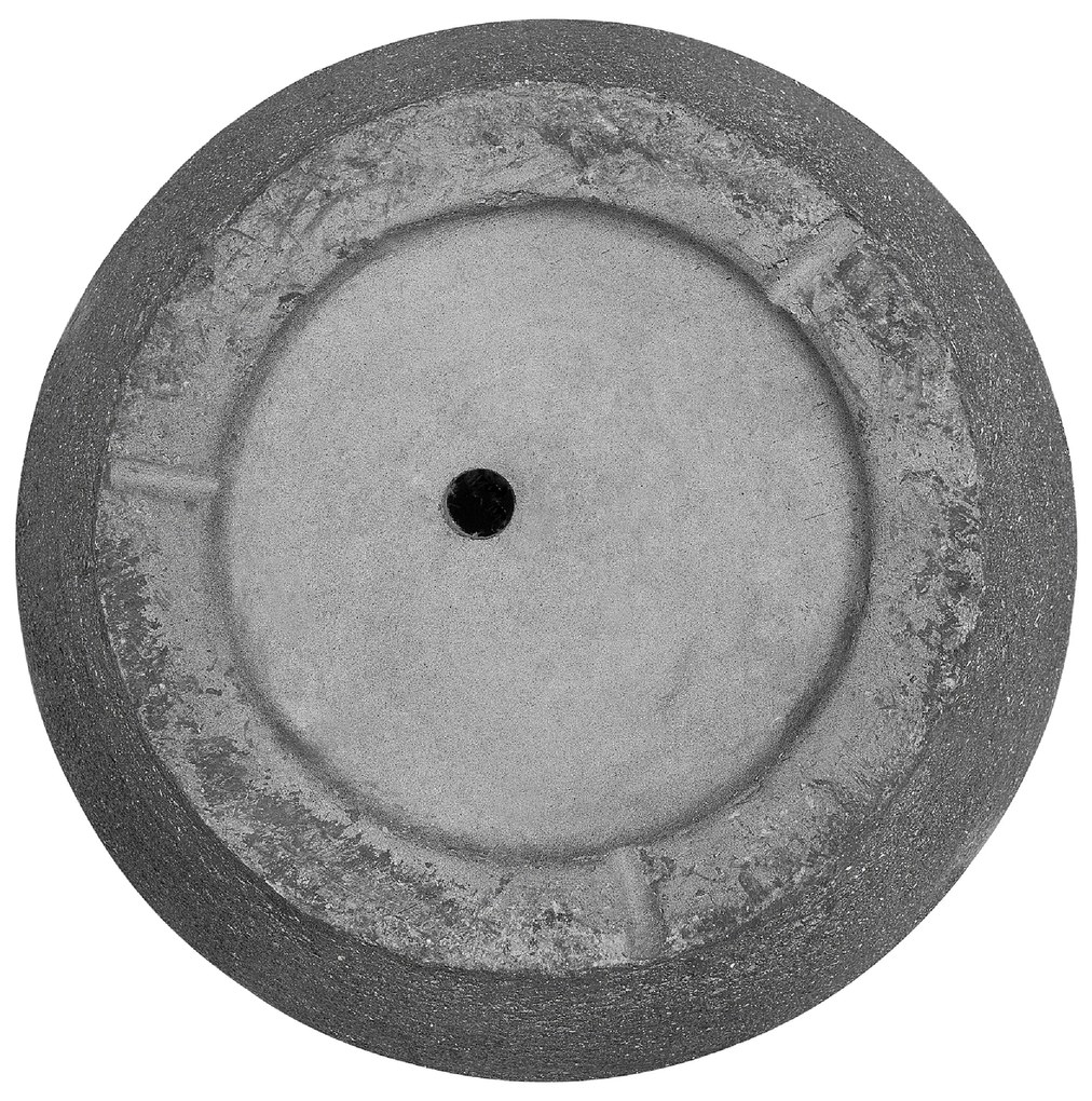 Vaso per piante grigio scuro 36 x 36 x 32 cm KANNIA Beliani