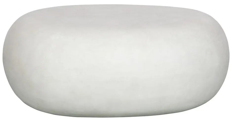 Tavolino bianco 65 x 49 cm Pebble - vtwonen