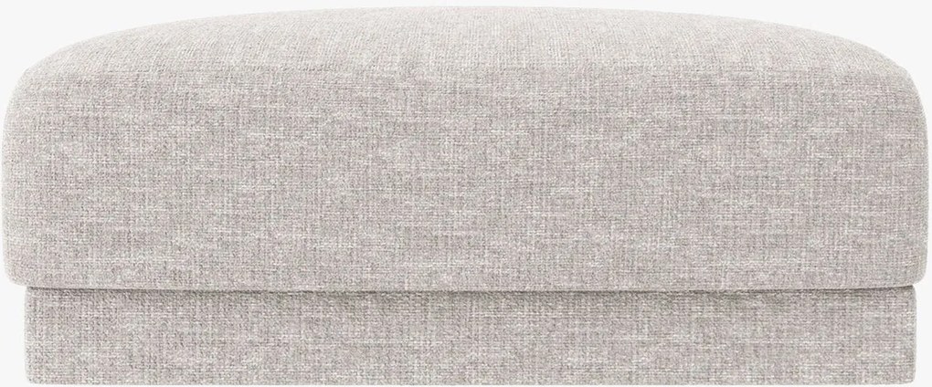 Pouf modulare Miley in tessuto strutturato – L90 cm
