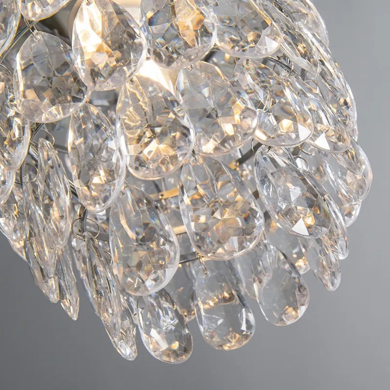 Lampada a sospensione Art Déco in acciaio 19 cm dimmerabile - Bling