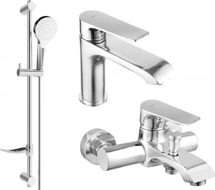 Mexen Pecos DF05 set da bagno, cromo - 72703DF05-00