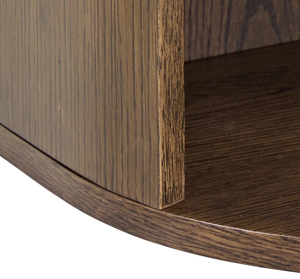 Comodino colore naturale scuro con effetto rovere Paron – Actona