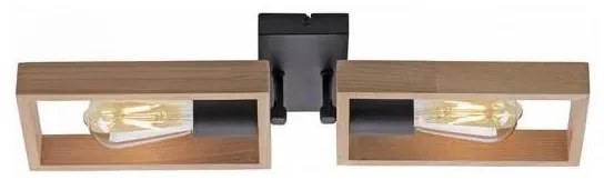 Leuchten Direkt 15657-18 - Lampadario a plafone FRANKY 2xE27/60W/230V