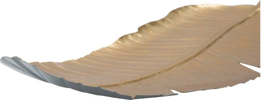 Vassoio decorativo in metallo Leaf - Mauro Ferretti