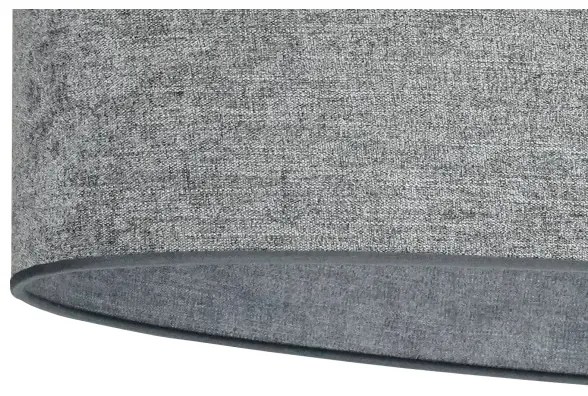 Duolla - Lampadario a sospensione con filo OVAL 2xE27/15W/230V grigio