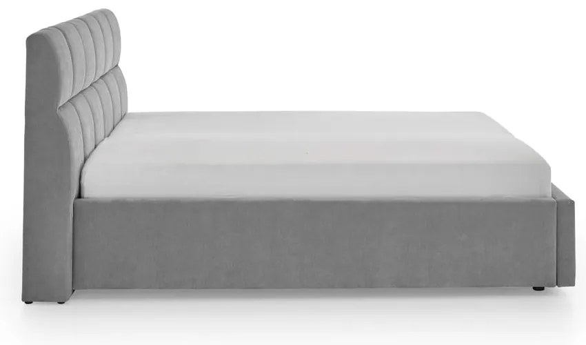 Letto matrimoniale imbottito grigio rete non inclusa 180x200 cm Canyon – Meise Möbel