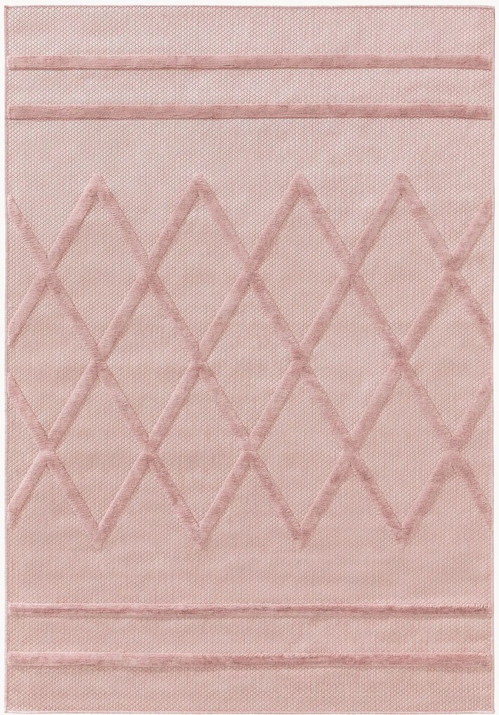 Tappeto da interno-esterno con motivo in rilievo Bonte