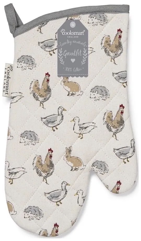 Guanto da cucina in cotone Country Animals - Cooksmart ®