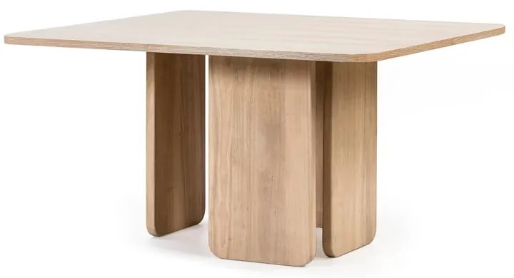 Tavolo da pranzo con impiallacciatura di frassino , 137 x 137 cm Arq - Teulat